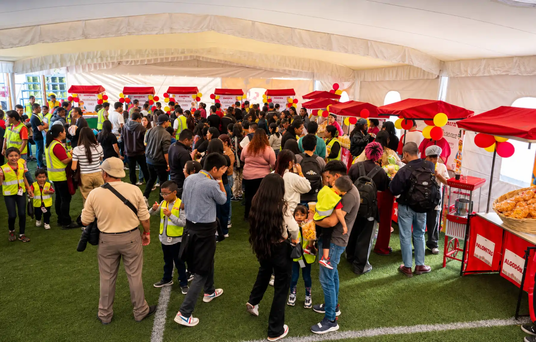 Puestos de feria tipo kermés para fiestas en CDMX